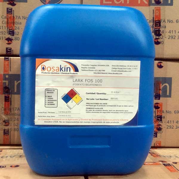 LARK FOS 100 es un fosfato Zn-Ní. Produce una capa fina de alta resistencia a la corrosión y adherencia de pintura electrostática y aceites protectores
